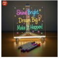 Acrylic LED Board With Colorful Night Light & 7 Neon Pens